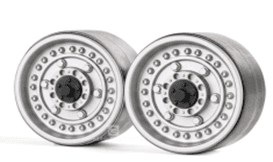 1.9 Inch Heavy Metal Wheels Silver #G06