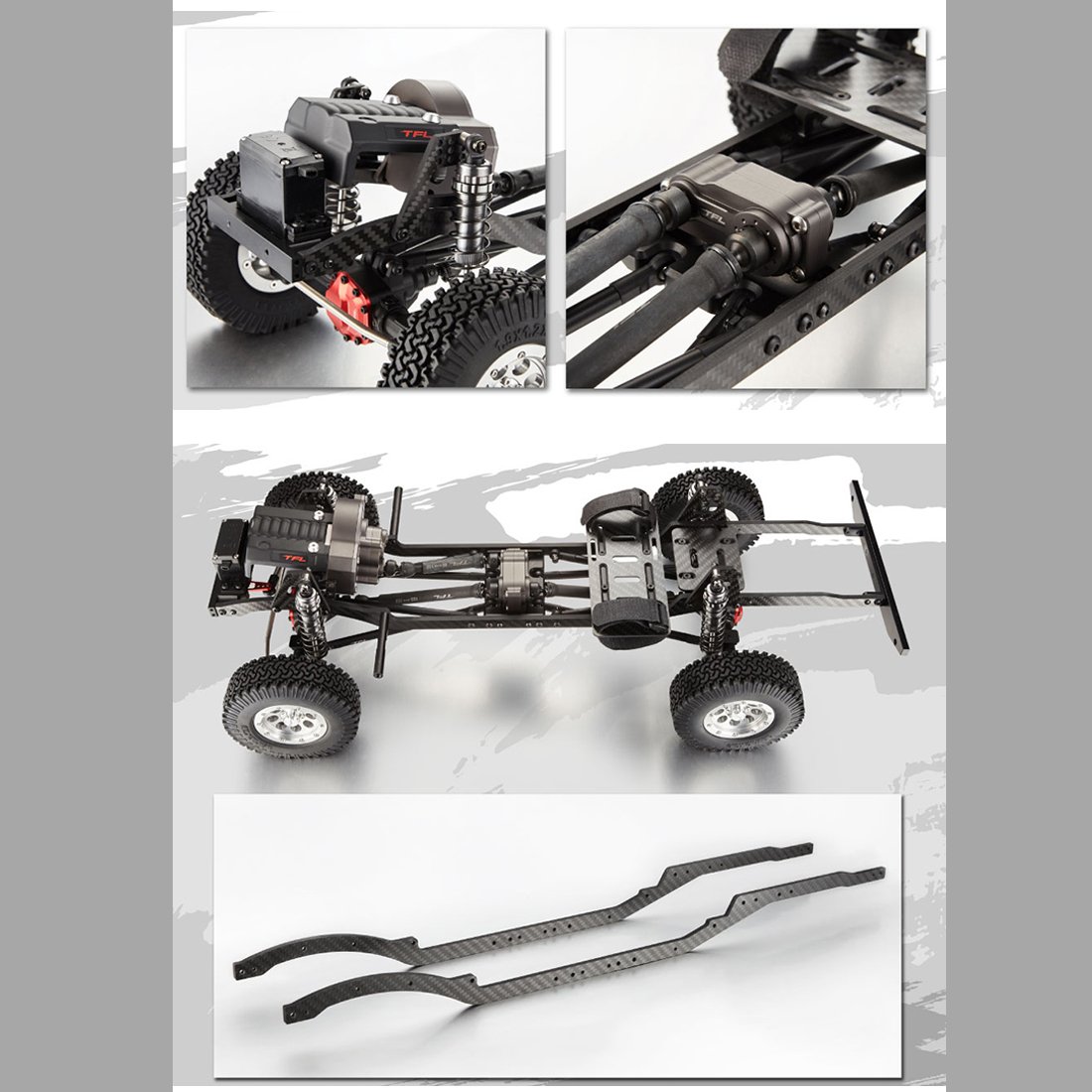 T-11 Chassis Kit for D110 Body (Included unpainted body)