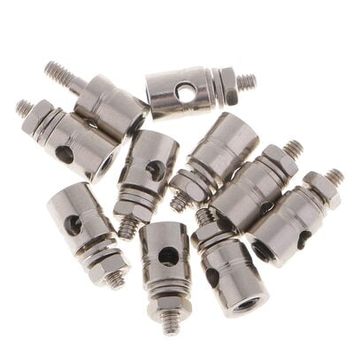 10 Servo Pushrod Wire Connector Clamps Servo 1.3mm 1.8mm 2.1mm M2 10 Servo Pushrod Wire Connector Clamps Servo 1.3mm 1.8mm 2.1mm M2
