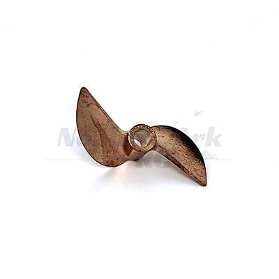 TFL 42mm 2 Blade Copper Propeller 1.2" Pitch (4.76mm,3/16")