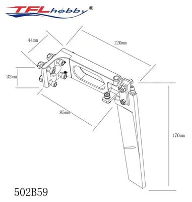 TFL 170mm Aluminium w/Pickup (7075)