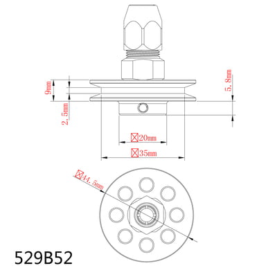 Zenoah Coupler w/ Flywheel