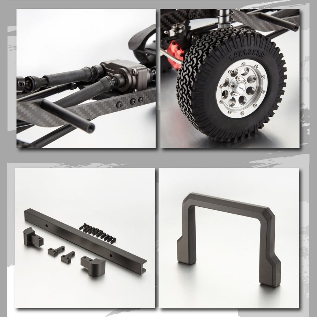 T-11 Chassis Kit for D110 Body (Included unpainted body)