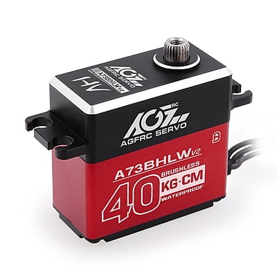 AGFRC Low Profile Digital Servo 0.10/40kg WP