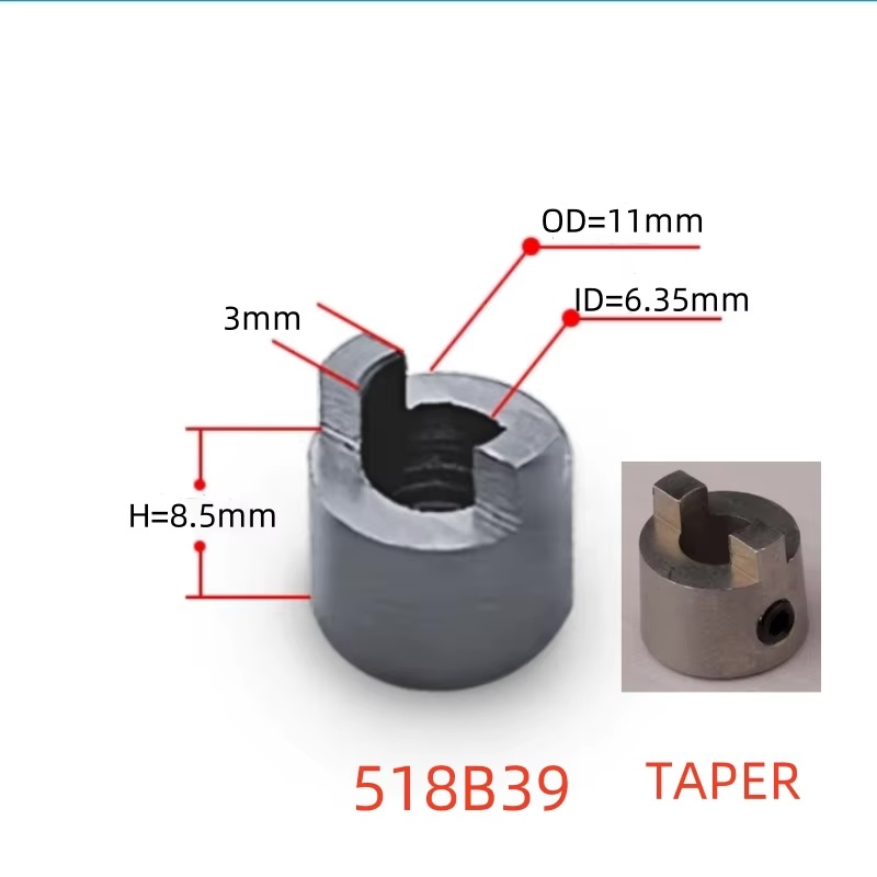 Dog Drive's-6.35mm (1/4")-11.1mm-Aluminium