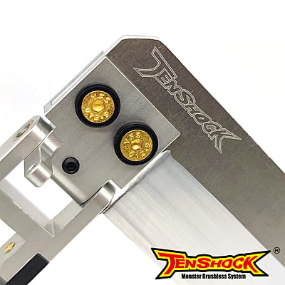 Tenshock Carbon CNC Rudder Set 120MM Carbon fiber CNC rudder system Tenshock Carbon CNC Rudder Set 120MM Carbon fiber CNC rudder system
