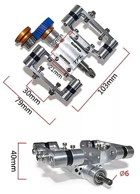 3.5cc  Engine Mount