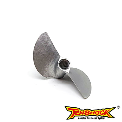 Tenshock 27mm 2 Blade CNC Aluminium Propeller 32mm Pitch (M4)