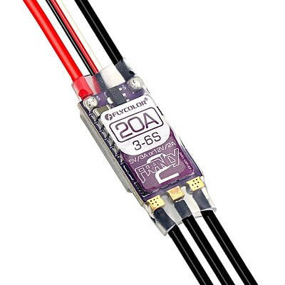 Flycolor ESC Speed Controller 20A Peak 3-6S