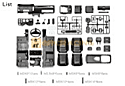 1/10 Blazer Interior Full set Black For TRX4 Chevrolet 1979 K5 Blazer