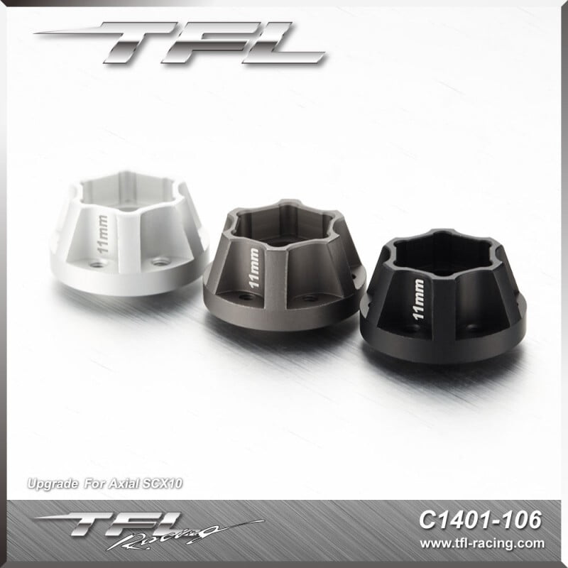 TFL 11mm Aluminium Hex Connector TFL 11mm Aluminium Hex Connector