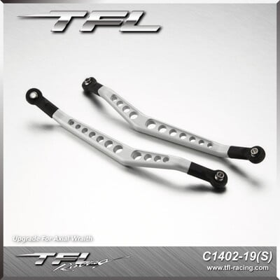 TFL Wraith Aluminium Upper Linkage Rod Set (Silver)