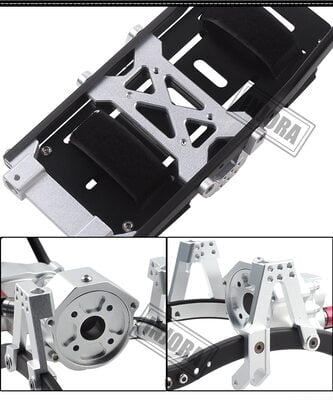 1/10 RC Crawler Car 313mm 312mm 12.3" Wheelbase Gearbox Metal Chassis Frame 1/10 RC Crawler Car 313mm 312mm 12.3" Wheelbase Gearbox Metal Chassis Frame