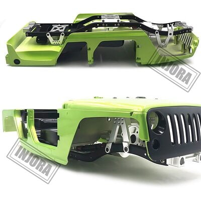1/10 RC Crawler Car 313mm 312mm 12.3" Wheelbase Gearbox Metal Chassis Frame 1/10 RC Crawler Car 313mm 312mm 12.3" Wheelbase Gearbox Metal Chassis Frame
