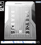 Diamond Stainless Steel Sheet w/BRABUS Logo For TRX-6 G63 Trunk Diamond Stainless Steel Sheet w/BRABUS Logo For TRX-6 G63 Trunk