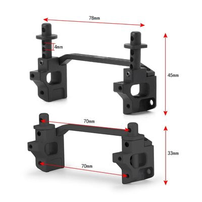 GRC Aluminum Front Body Mount