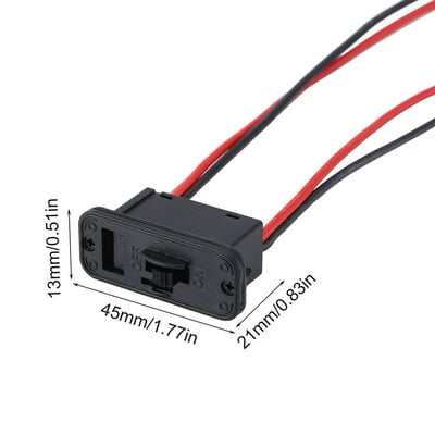 Receiver Battery Switch w/Charging Port-XT60