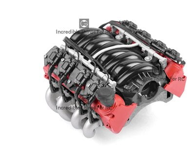 Scale Motor Cover Fan Cooling V8 TRX4 TRX6 AXIAL SCX10 90046 VS4