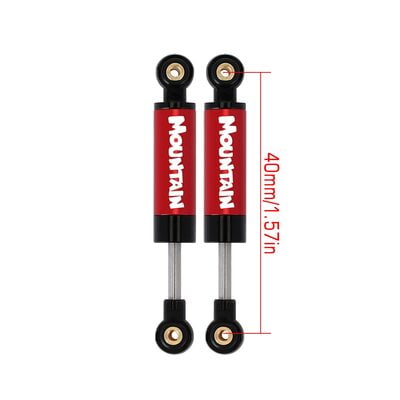 1 Pair 40mm Internally Sprung Shock Absorbers 1:24