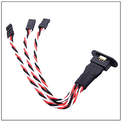 1 Pair MPX 8Pin 3 Wires 15Cm For RC Model Glider Airplanes