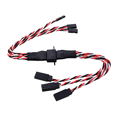 1 Pair MPX 8Pin 3 Wires 15Cm For RC Model Glider Airplanes