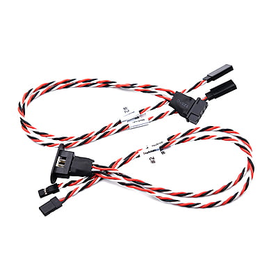 1 Pair MPX 8Pin 2 Wires 15Cm For RC Model Glider Airplanes