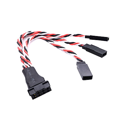 1 Pair MPX 8Pin 3 Wires 15Cm For RC Model Glider Airplanes