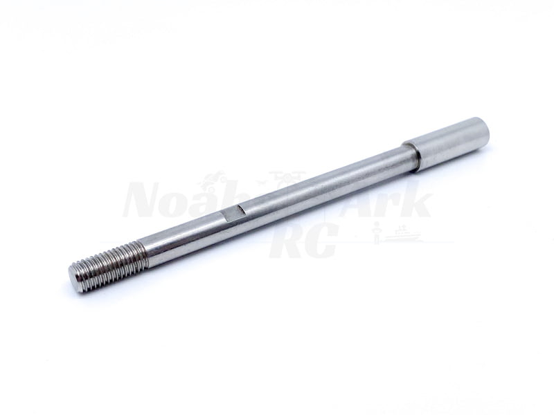 Stainless 6.35mm (¼") Stub Shaft w/M6 Thread