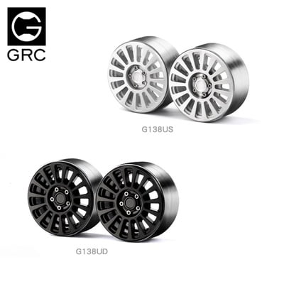 GRC 1.9" Multi Spoke Aluminium Beadlock (1Pr)