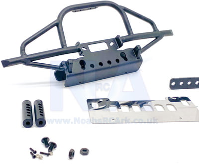 DJ Bronco Front Bumper w/Winch Mount (Black)