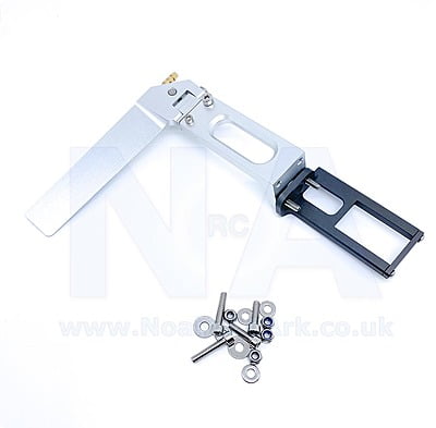 TFL 130mm Aluminium Rudder & Servo Mount