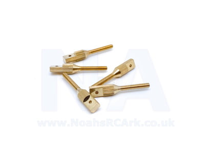 RC Brass Eye Bolt M2 M2.5 M3 mm Pack 4 Servo Connector Rudder Wire Push Pull