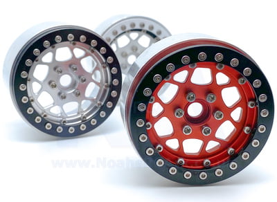 Aluminium 2.2" Split-Rim Beadlocks (25mm)