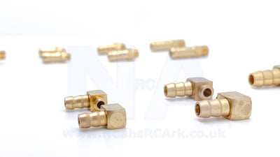 1 Pair Brass Threaded Nipples