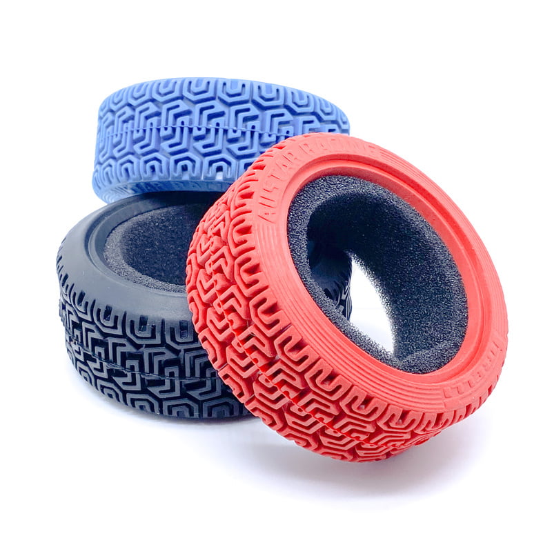 Rally Tyres 1:10 69mm 26mm Rally Tyres 1:10 69mm 26mm