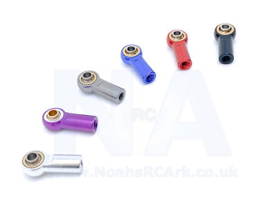2 x Alloy M4 Tie Rod End Ball Joint Rc Car Crawler Aluminium Boat Rudder Colours 2 x Alloy M4 Tie Rod End Ball Joint Rc Car Crawler Aluminium Boat Rudder Colours