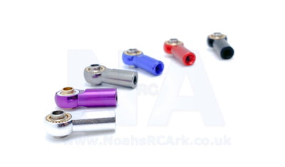 2 x Alloy M4 Tie Rod End Ball Joint Rc Car Crawler Aluminium Boat Rudder Colours 2 x Alloy M4 Tie Rod End Ball Joint Rc Car Crawler Aluminium Boat Rudder Colours