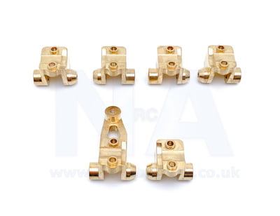 TRX6 Brass Lower Suspension Mounts TRX6 Brass Lower Suspension Mounts