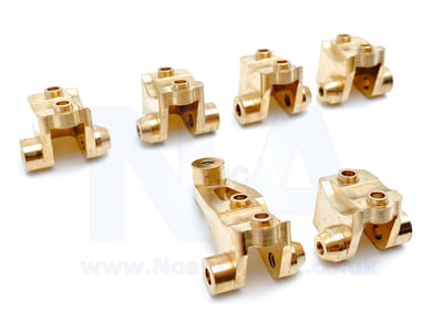TRX6 Brass Lower Suspension Mounts TRX6 Brass Lower Suspension Mounts