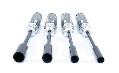 Set of 4 Socket Wrench Driver Aluminium Alloy 4mm 5.5mm 7mm 8mm RC Set of 4 Socket Wrench Driver Aluminium Alloy 4mm 5.5mm 7mm 8mm RC