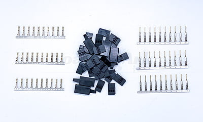 Amass Male/Female Servo Connectors (10Pr) Amass Male/Female Servo Connectors (10Pr)