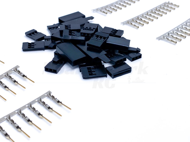 Amass Male/Female Servo Connectors (10Pr) Amass Male/Female Servo Connectors (10Pr)