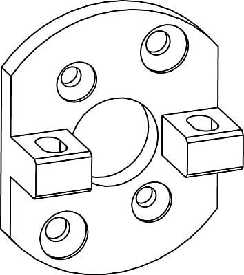 TFL Integrated Drive Motor plate for 4.76mm