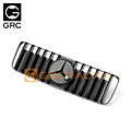 B-style Radiator Grille W/Two Logo Black For TRX4/6 Benz