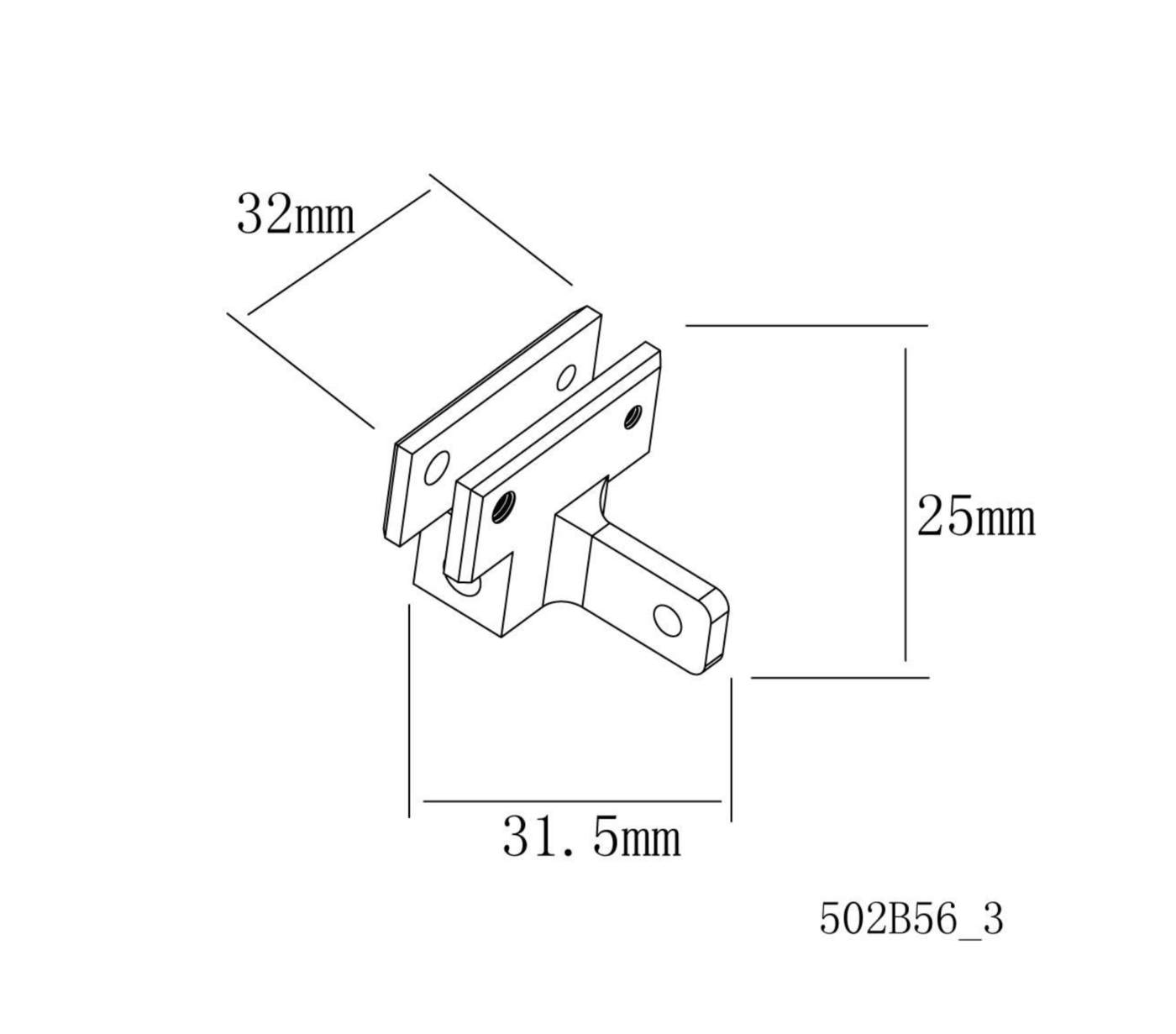 TFL Aluminium Rudder Arm/Hub (160-180mm) TFL Aluminium Rudder Arm/Hub (160-180mm)