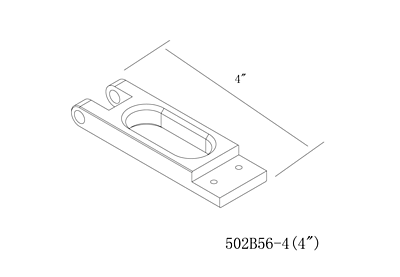 TFL 4" Rudder Bracket TFL 4" Rudder Bracket