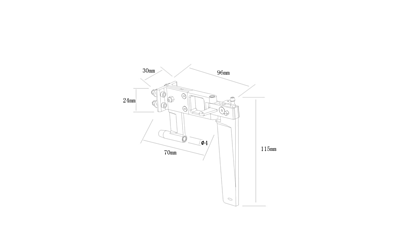 L=96 H=115 Rudder L=96 H=115 Rudder