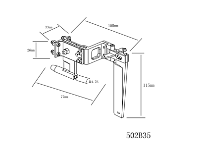 TFL Offset Rudder/Strut Assembly TFL Offset Rudder/Strut Assembly