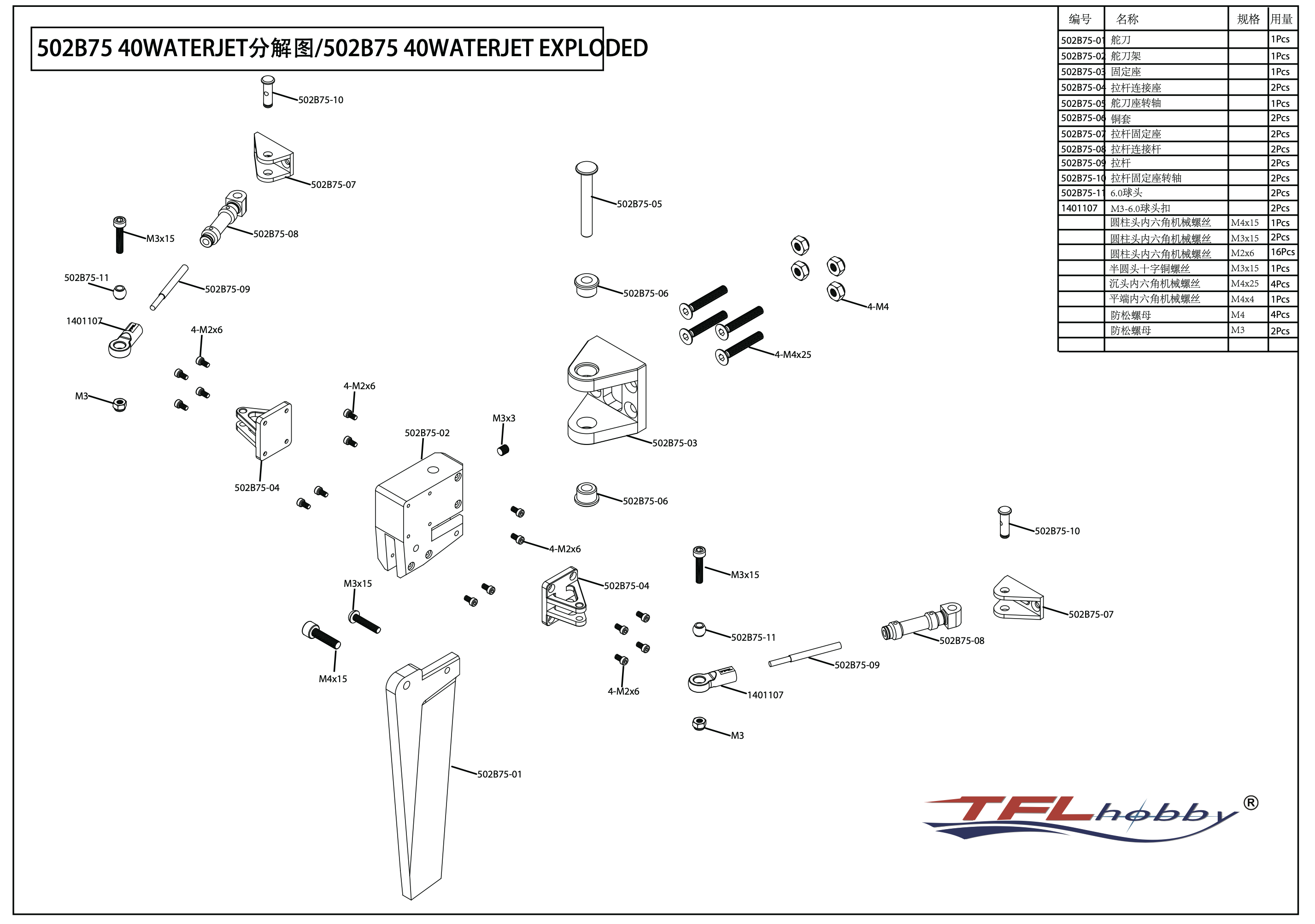 TFL Scale Rudder (155 x 50mm) TFL Scale Rudder (155 x 50mm)