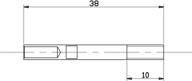 TFL F1 Drive short stub shaft